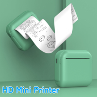 Mini imprimante thermique portable de poche, imprimante intelligente sans encre, impression d'autocollants, d'étiquettes, de photos, imprimante sans fil