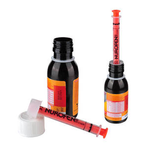Jeringa Dispensadora Oral Desechable de Plástico de 2 ml y 5 ml para Medicamentos Líquidos, con Adaptador de Botella, Punta y Tapa - Product Image 1