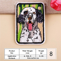 Patchs brodés mignons de filles de dessins animés, à repasser sur les vêtements, patchs décoratifs pour les vêtements des enfants, les vestes, les sacs