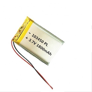 Wholesale Battery rechargeable <span class=keywords><strong>3</strong></span>,7 V-37V 1800mAh 103450 Li-Ion lithium polymer Batteries prismatic Battery lipo battery pack - Product Image 1