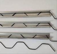 Fentes de film de haute qualité pour serre galvanisée en aluminium Film Slot Channel Lock Wiggle Wire Zigzag
