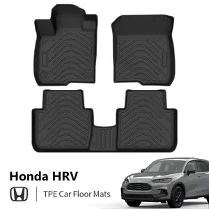 Tikar mobil TPE 3D semua cuaca, untuk HONDA HR-V tikar lantai mobil khusus untuk HONDA HRV pasokan langsung pabrik