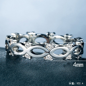 Anello Ovale Trendy da Donna con Intaglio Traforato, Fascia Statement per Outfit Quotidiani e da Festa, Accessorio Gioiello - Product Image 5