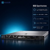 Serveur Dell PowerEdge R650 1U d'occasion pour la virtualisation, l'hébergement cloud et les tâches opérationnelles de centre de données multi-saisons de charge