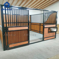 Panneaux de box pour chevaux en bambou carbonisé, célèbres et très populaires, pour écuries mobiles et portes coulissantes