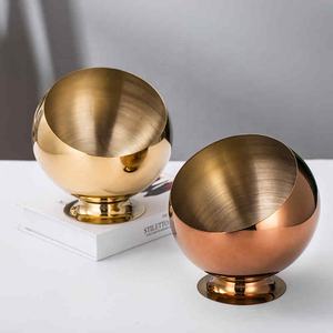 Ciotola in Acciaio Inox Dorato, Vassoio per KTV, Contenitore per Sale, Barattolo per Condimenti, Piattino per Caramelle e Salsa di Soia - Product Image 6