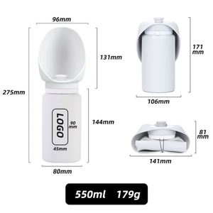 Compact Silicone Pet Travel <b>Bottle</b> Anti Leak Three Matte Color for <b>Dog</b> Outdoor Activity - Product Image 3