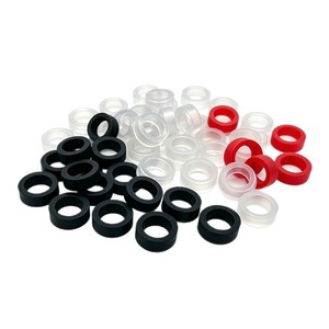 Joints toriques en silicone de qualité alimentaire, noirs, rouges, transparents, blancs, résistants aux hautes températures, étanches et anti-poussière pour trous - Product Image 1