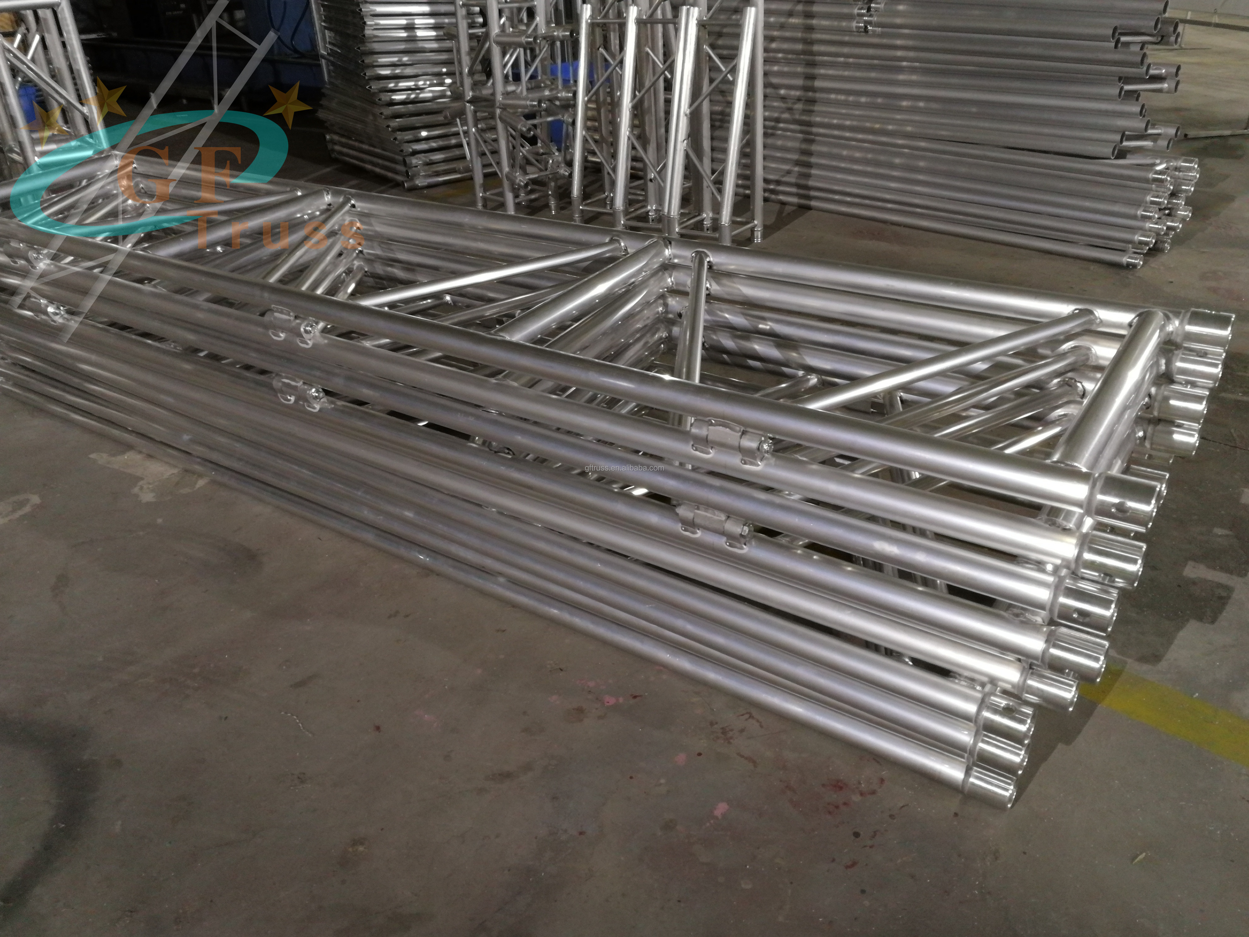 High Quality Spigot Aluminum truss Tubular foldable truss folding truss system