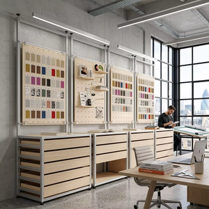Sistema de Exhibición Modular: Armario de Almacenamiento Lateral para Racks de Moda y Exhibición Comercial con Perfil de Aluminio - Product Image 3