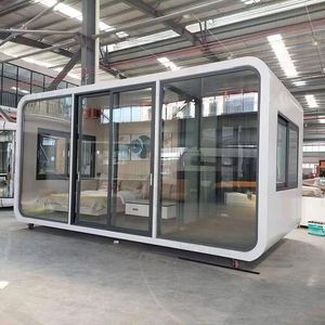 Vente Flash : <span class=keywords><strong>Maison</strong></span> Conteneur Préfabriquée Monobloc de Luxe Écologique en Acier, Étanche, Type Villa/Cabane Apple - Product Image 1