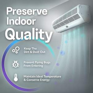 Ventilador cortina de <span class=keywords><strong>aire</strong></span> montado en la pared - Product Image 3