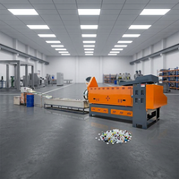 Machine d'extrusion et de granulation automatique à une seule étape pour flocons de bouteilles en plastique recyclé PP, PE, LDPE, HDPE, PET