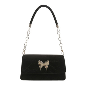 Bolsos de Mano de Piel Sintética PU para Mujer, con Elemento de Mariposa, Bolsos de Hombro con Forro de PU, Nueva Moda - Product Image 2