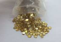 Diamant synthétique HPHT brut jaune, outils à plaques mono, catégorie grain, abrasifs fabriqués en plastique durable
