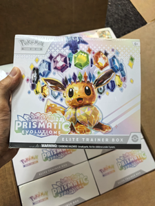 SV Prismatic Evolutions ETB Elite Trainer Box, paquets de boosters complets, tapis de jeu, protège-cartes, toutes les évolutives, coffret cadeau PTCG - Product Image 4