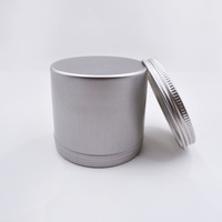 Boîtes en aluminium cylindriques de 200 ml pour l'emballage de graines de melon, de noix, de bonbons et de chocolat, 75x70 mm