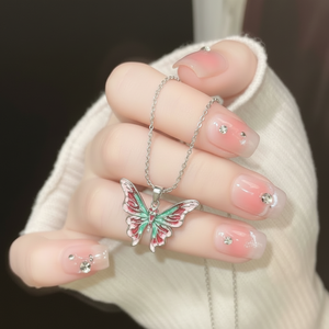 Tending elegante collane di fascino in oro rosa acrilico croce elegante vendita calda gioielli di moda per bambini nel commercio all'ingrosso - Product Image 1