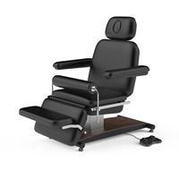 Fauteuil médical électrique Novora Advanced avec 4 moteurs OKIN, chauffage, éclairage LED, réglable, pour gynécologie et esthétique