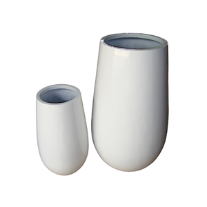 Pots de plantes contemporains en fibre de verre pour la décoration intérieure et extérieure, légers, durables, service OEM ODM, prix d'usine - Product Image 1