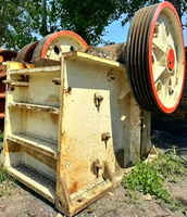 Concasseur à mâchoires PE 500750 d'occasion, machine de concassage primaire de roche 120-200t/h, concasseur de pierre, usine d'agrégats pour carrière et exploitation minière, moteur