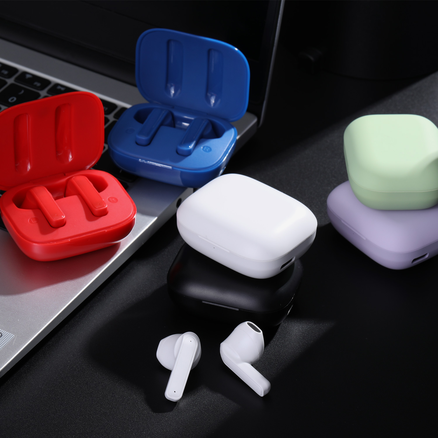 Handsfree TWS OEM Bluetooth Earphones Wireless USB Type C Charging