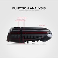 Feux arrière améliorés pour les modèles 2018-2022, feux arrière LED, clignotants dynamiques, DRL, certifiés CE/DOT, garantie de 6 mois, accessoires automobiles