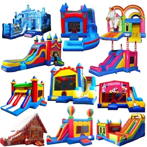 Kids Jumper Large Infl Modern Inflatable Bouncer Bounce House With Shade Jump Castle