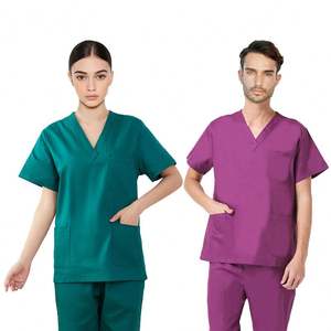 Ropa quirúrgica lavable Traje médico de mezcla de algodón Trajes médicos - Product Image 2