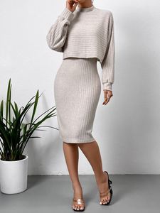 Vestido de manga larga con tirantes para mujer de <span class=keywords><strong>nueva</strong></span> moda - Product Image 5