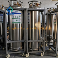 Réservoir de stockage cryogénique du réservoir 210L 450L 1000L d'hydrogène liquide de certification de la CE d'acier inoxydable pour l'hôpital médical