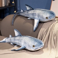 Coussin de sol en peluche Requin Animal Marin, Jouet en peluche doux avec fonction mémoire, Anti-ronflement, Respirant, Personnalisable, Cadeau