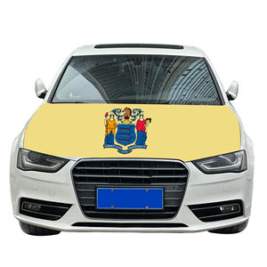 Abordable National Couverture de capot de voiture Drapeau New Jersey Couverture de moteur de voiture Drapeau Usine Vente directe Polyester <span class=keywords><strong>Tissu</strong></span> - Product Image 4