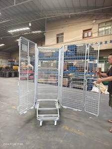 Carrello per trasporto industriale ripiegato a mano Roll-bar per carrelli pesanti - Product Image 6