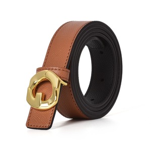 Ceintures en cuir tendance, nouvelle conception, vente en gros, boucle décorative, ceinture en métal marron pour femmes, <span class=keywords><strong>LB12</strong></span>, LB13 - Product Image 6