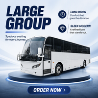 Nouvel autocar de luxe Guangtong de 12 m, moteur diesel Guangdong Cummins/Yuchai/Weichai, 50 places, conduite à droite, Euro 3/4/5/6, automatique