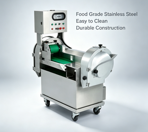 Máquina Cortadora <span class=keywords><strong>de</strong></span> Vegetales con Control Digital, 1500W, Acero Inoxidable, Doble Cabezal, para Procesamiento <span class=keywords><strong>de</strong></span> Alimentos Frescos, Uso Diario en Plantas - Product Image 3