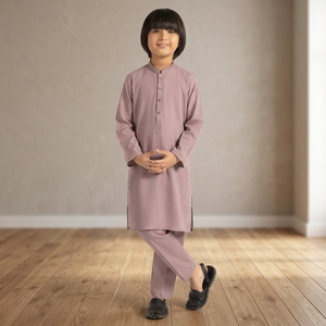 Boys Traditional High-quality Cotton Embroidery Work Regular Fit Regular Length India Pakistan Style Wedding Party All Seasons - Product Image 5