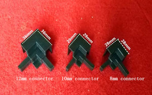 Accessoires d'<span class=keywords><strong>Aquarium</strong></span> Personnalisés Connecteurs de Cadre d'<span class=keywords><strong>Aquarium</strong></span> <span class=keywords><strong>DIY</strong></span> 8 mm 10 mm 12 mm en Plastique pour Aquariums de 10-50L Rouge Blanc Noir - Product Image 3