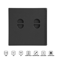 Caisson de basses actif de 4000 W, 18 pouces, BT DSP classe D, 1000 W RMS, 128 dB SPL, crossover réglable, caisson en contreplaqué, son live