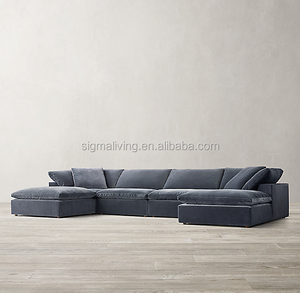 Bộ phòng khách sợi nhỏ hiện đại cắt vải nữ hoàng ngủ <span class=keywords><strong>SOFA</strong></span> PHÒNG KHÁCH đi văng đi văng - Product Image 4