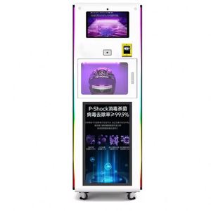 Distributeur automatique de nettoyage de casques CustomFactory en acier inoxydable 304 avec moteur pour nettoyage à sec et désodorisation, usage commercial en libre-service - Product Image 3