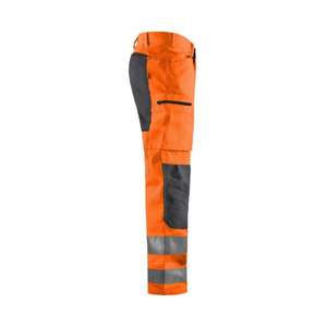 BLAKLADER - 158518115396C150 Pantalón Hi-Vis con elástico Naranja/Gris medio-EAN 7330509773871 ROPA DE TRABAJO DE LA HI-VIS - Product Image 4