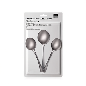 Juego de cucharas de mesa 3 piezas Inox (19cm) AMBASSADOR Cromo brillante CVLX40C3 - Product Image 2