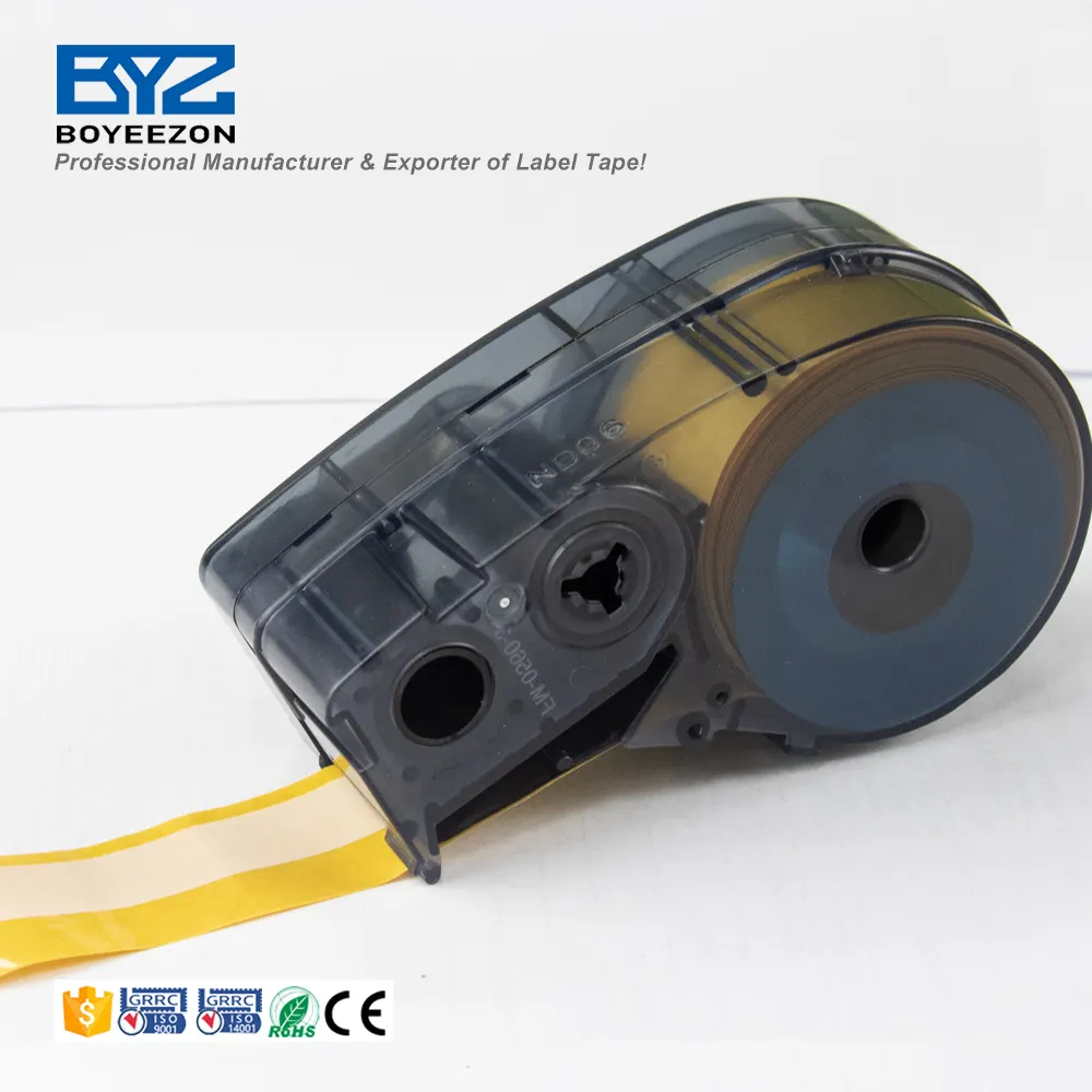 Boyeezon-Cinta de etiquetas Compatible con M21-750-427 de etiquetas, 19,05mm x 4,27 m, para impresora bmp21 plus