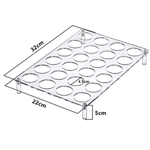 24-Slot Flat Acrylic <strong>Coffee</strong> <strong>Pod</strong> Holder Large-Capacity Plastic <strong>Coffee</strong> Capsule Storage BPA-Free and Shatter-Proof - Product Image 2
