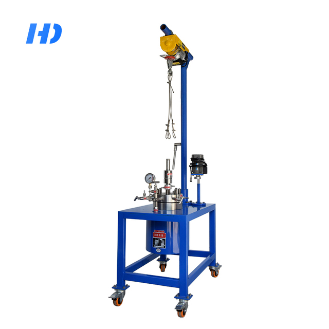 1L Electric Lifting High Temp High Pressure Autoclave Reactor for Lab Synthesis