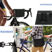 Sac de guidon de vélo 5 LitresWaterproof avec TPu Sensitive TouchScreen Velcro Fastener RemovableShoulder Strap for Bags