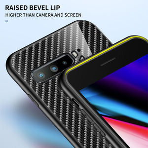 Coque de protection complète pour smartphone, accessoire de téléphone en Fiber de carbone, verre trempé coloré, pour Asus Rog Phone 3, version ZB601KL, <span class=keywords><strong>ZS630KL</strong></span> - Product Image 3
