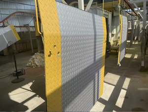 Trọng lượng nhẹ di động kim cương tấm Bề mặt nhôm Dock tấm tải xe tải Docking dốc <span class=keywords><strong>container</strong></span> dốc - Product Image 6